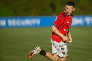 “Man Utd prodigy reveals injury that ends season after incredible weekend.”