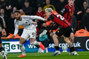 Matheus Cunha shines in Manchester United’s draw with Bournemouth.