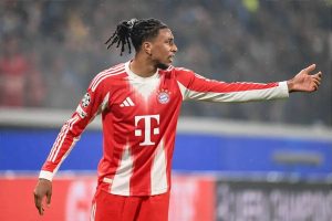 “Olise shines as Bayern dispatches Atalanta with six goals.”