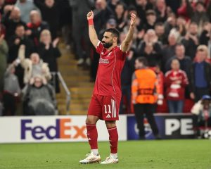 “Salah on his way out of Liverpool after a £150 million offer from Saudi Arabia.”