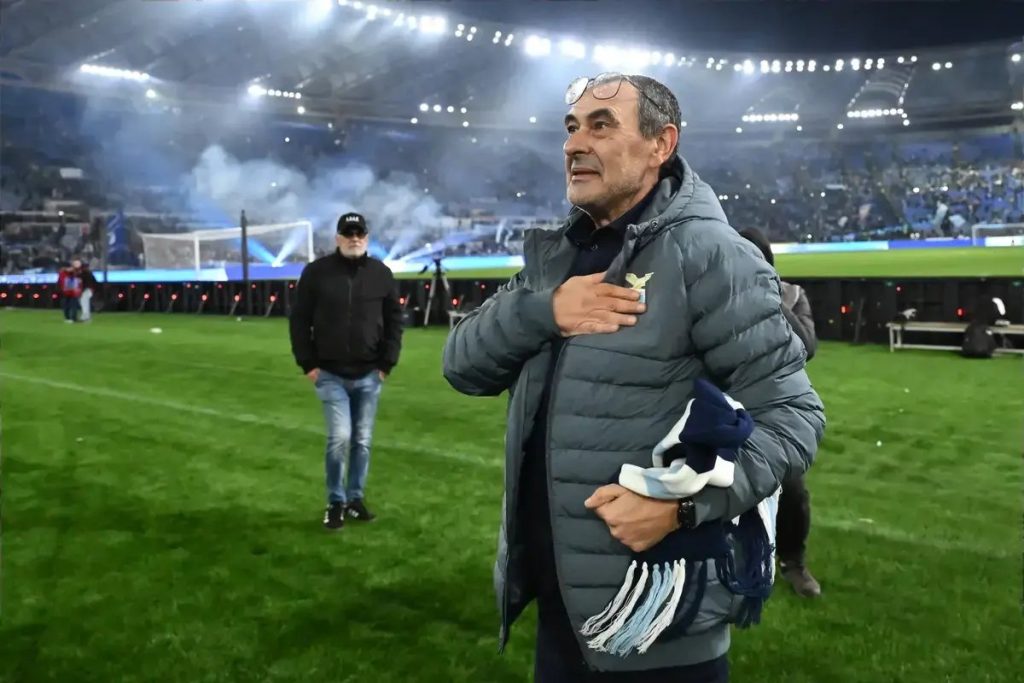 Sarri elogia adeptos da Lazio por uma noite inesquecível apesar da vitória magra