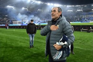 “Sarri praises Lazio fans for an unforgettable night despite the slim victory.”