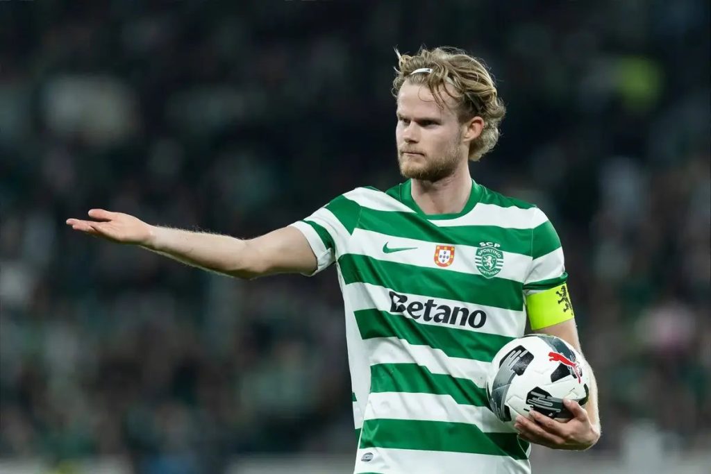 Sporting intensifica treino para o Sp. Braga com Hjulmand em destaque