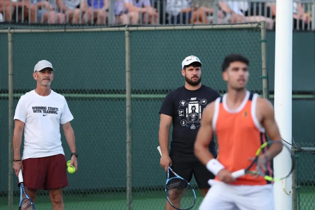 Carlos Alcaraz’s coach reveals bold goal to surpass Djokovic and Nadal.