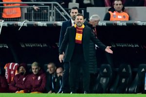 Galatasaray coach in trouble before the clash with Liverpool.