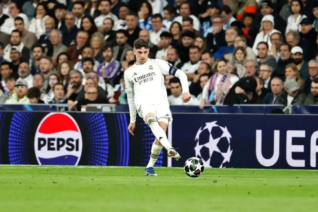 Valverde do Real Madrid vive a melhor noite da sua carreira