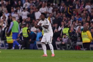 “Vini Jr provokes Simeone after victory in the Madrid derby.”