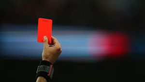 FIFA introduces red cards for inappropriate behavior in the World Cup.