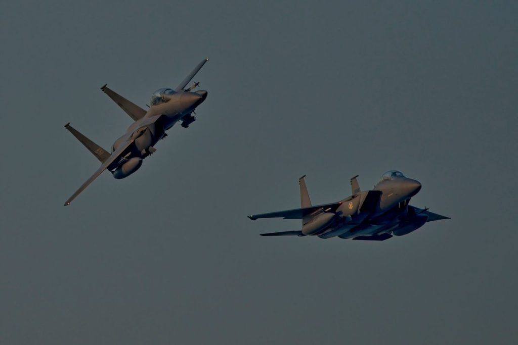 “Pilot’s selfie causes mid-air collision with F-15K fighter jet.”