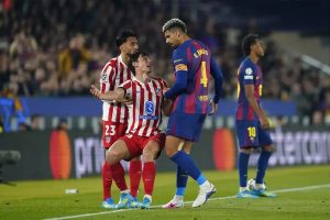 “Atlético fans spark controversy with racist chants in Barcelona.”