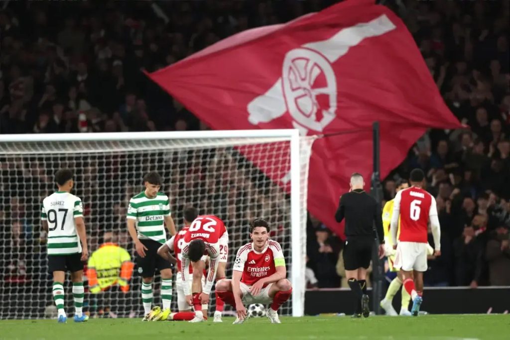 Arsenal avança para as meias-finais da champions com empate sem golos
