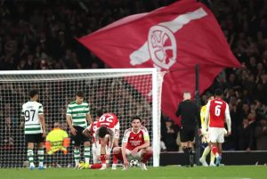 Arsenal advances to the Champions League semifinals with a goalless draw.