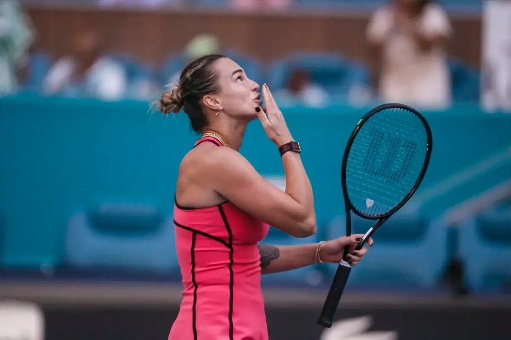 “Aryna Sabalenka reaches 11th historic position as world number 1.”