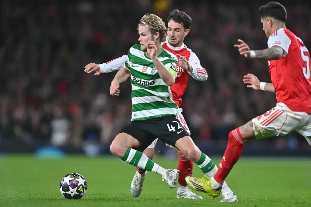 Capitão do Sporting critica Arsenal por táticas ‘entediante