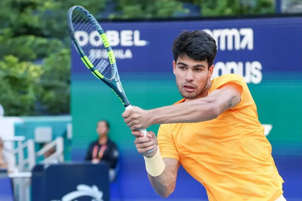 “Carlos Alcaraz surpasses Jannik Sinner’s record, but only for a short time.”