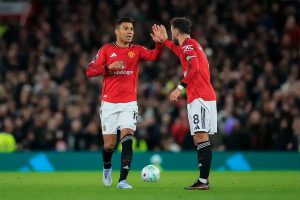 Casemiro and Bruno Fernandes: The lethal duo of Manchester United.