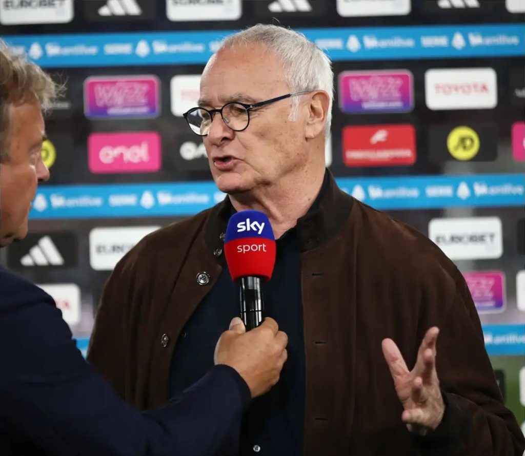 Claudio Ranieri prestes a deixar a Roma após desavença com Gasperini