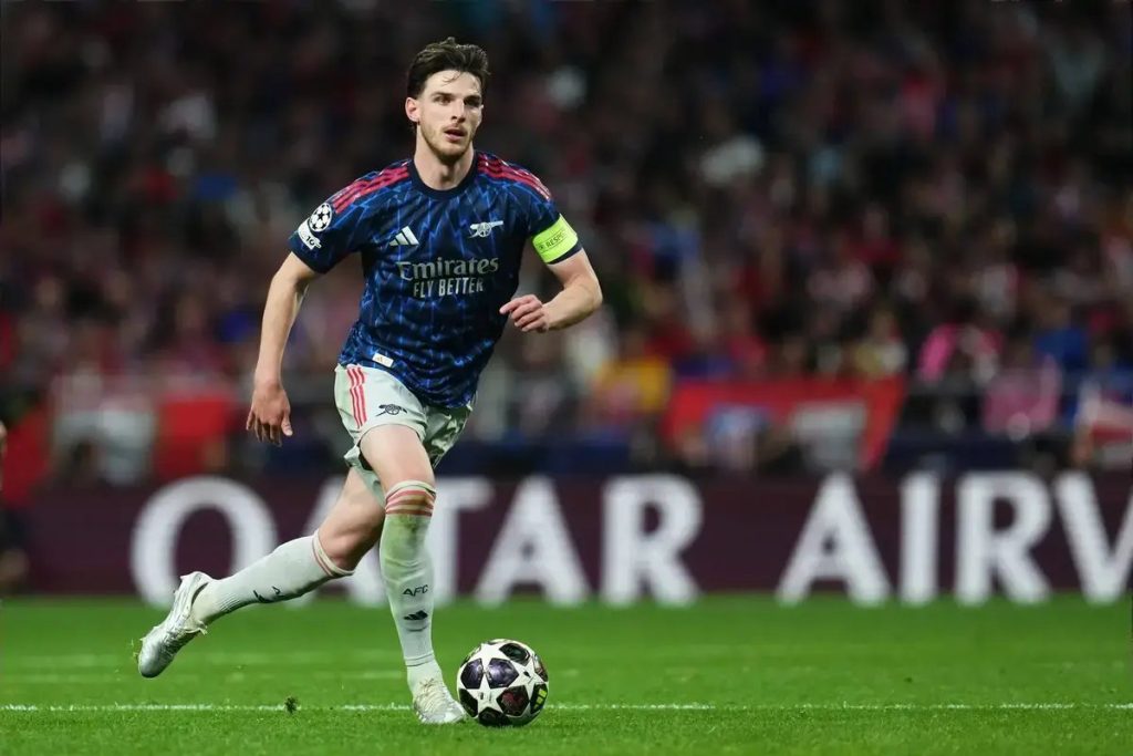 Declan Rice critica arbitragem após empate com o Atlético de Madrid