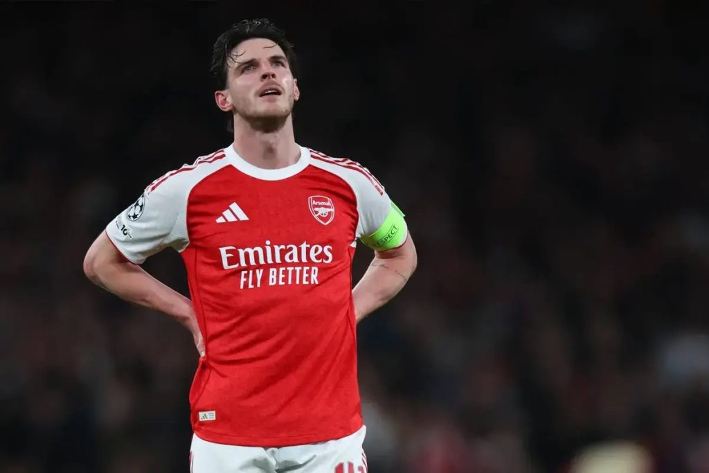 Declan Rice responde a críticos após empate sem golos com o sporting