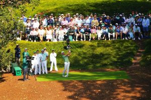 “Fan detained at the Masters for harassing spectators in August.”