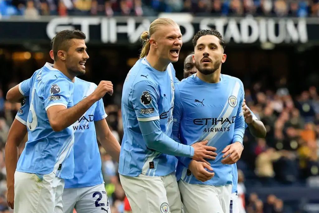 Haaland decide duelo crucial e aproxima Man City do título