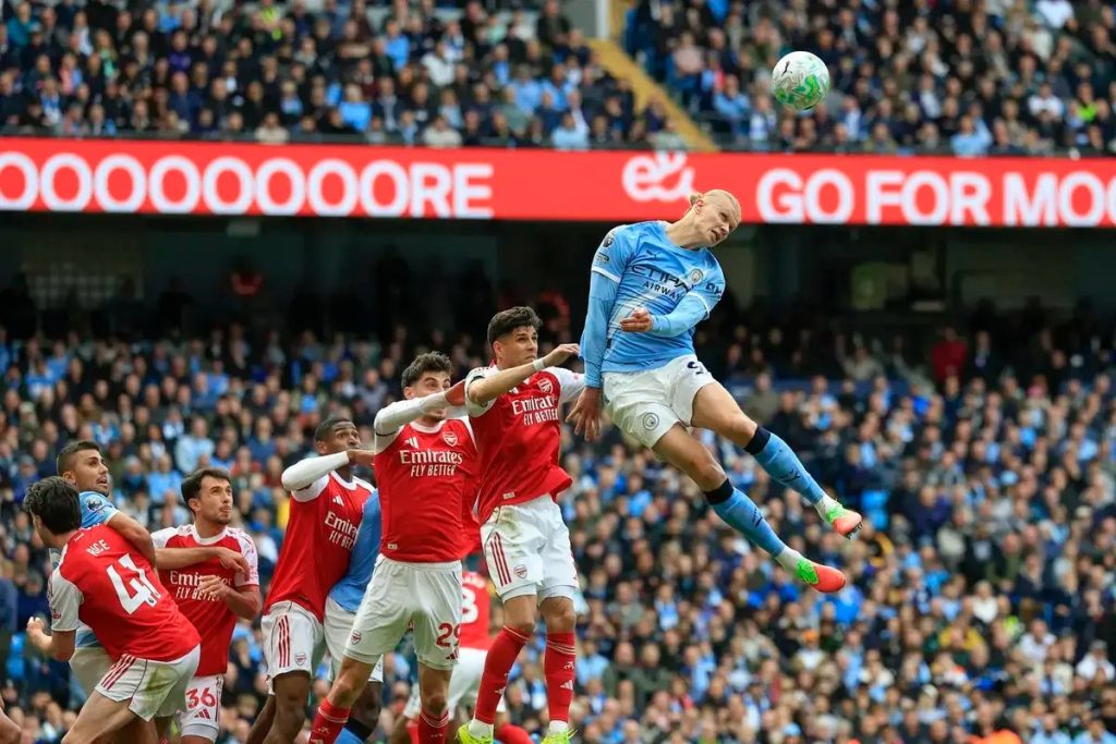 Haaland quebra jejum e decide jogo emocionante entre City e Arsenal