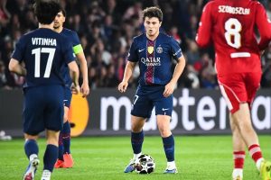“João Neves shines with an assist and Kvaratskhelia scores for PSG.”