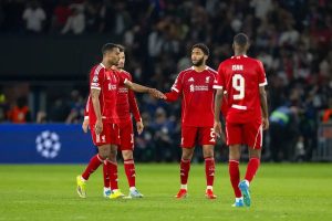 “Liverpool sinks in humiliating defeat against PSG.”