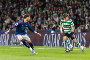 Maxi Araújo on the rise: English clubs eyeing the Sporting defender.