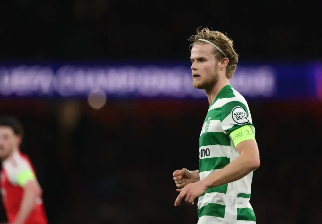 Morten Hjulmand in the spotlight in the Champions League with an uncertain future.