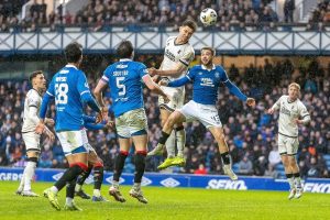 “Rangers take the lead in the Scottish Premiership with a convincing victory.”