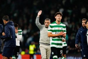 “Rui Borges proud of the Sporting team after the draw with Arsenal.”