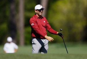 “Sergio Garcia receives warning after outburst of anger in Augusta.”
