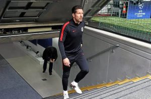 “Simeone keeps Atlético unbeaten at home in the Champions League knockout stage.”