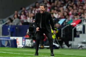 Simeone praises Atlético’s character after epic victory over Barcelona.