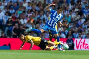 Brighton puts on a show and moves closer to Europe with a thrashing of Wolves.