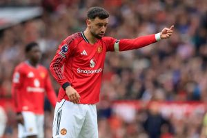 Bruno Fernandes equals the record for assists in the Premier League.