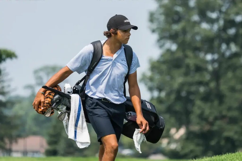 Charlie Woods finishes in 28th place at the Team TaylorMade Invitational.