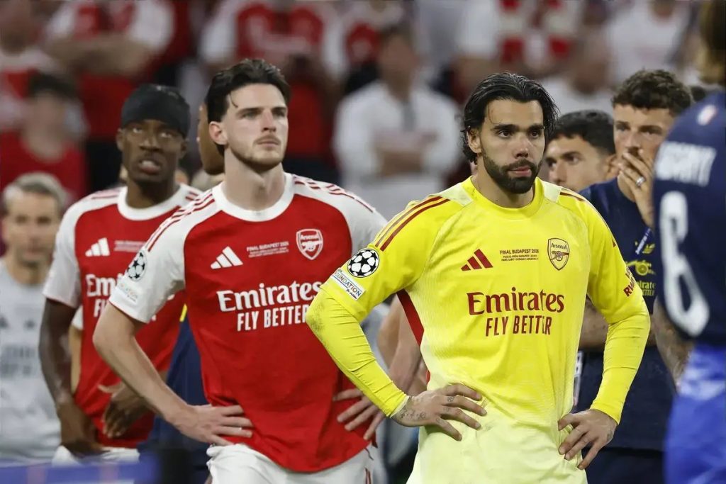 Declan Rice: Derrota do Arsenal na champions foi uma lotaria