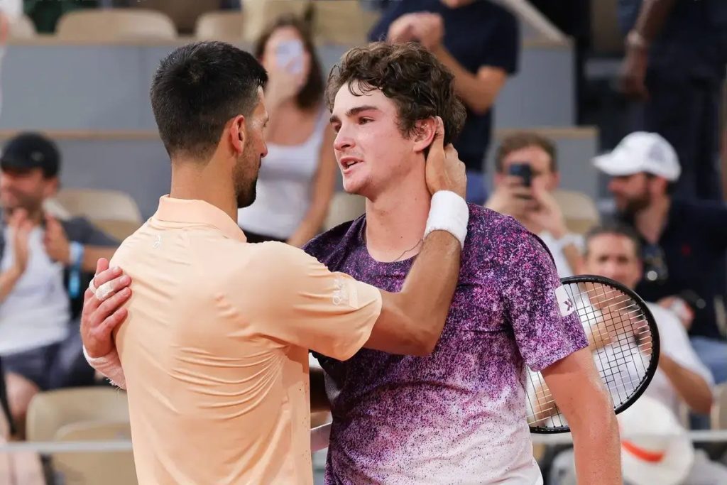 “Djokovic praises Fonseca after thrilling match at Roland Garros.”