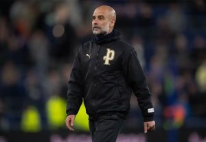 Guardiola admits that the Premier League title is no longer in City’s hands.
