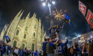 “Inter wins their 21st Scudetto and San Siro goes wild.”