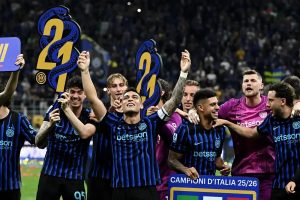 “Inter surpasses Manchester United and Liverpool in league titles.”
