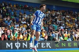 Jack Hinshelwood makes history with lightning goal for Brighton.