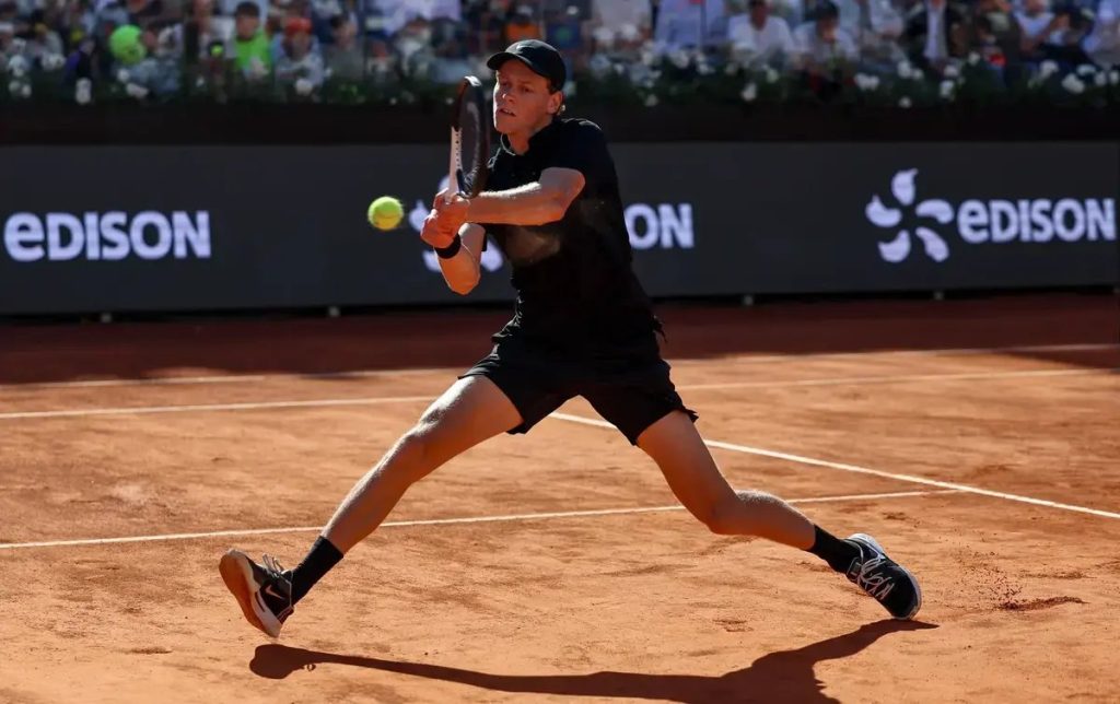 “Jannik Sinner on the verge of breaking a historic record at the Roma Open.”