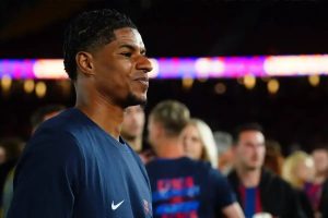Marcus Rashford talks about his future at Barcelona after decisive goal.