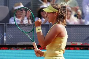 Mirra Andreeva e Marta Kostyuk preparam-se para a final do Madrid Open