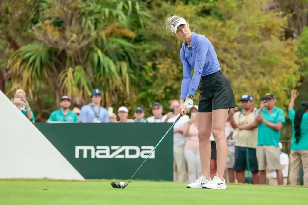 Nelly Korda joins Olivia Cowan at the Dow Championship.