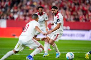 Sevilla achieves a monumental victory and moves out of the relegation zone.