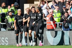 Tottenham secures a crucial victory in the Premier League against Aston Villa.